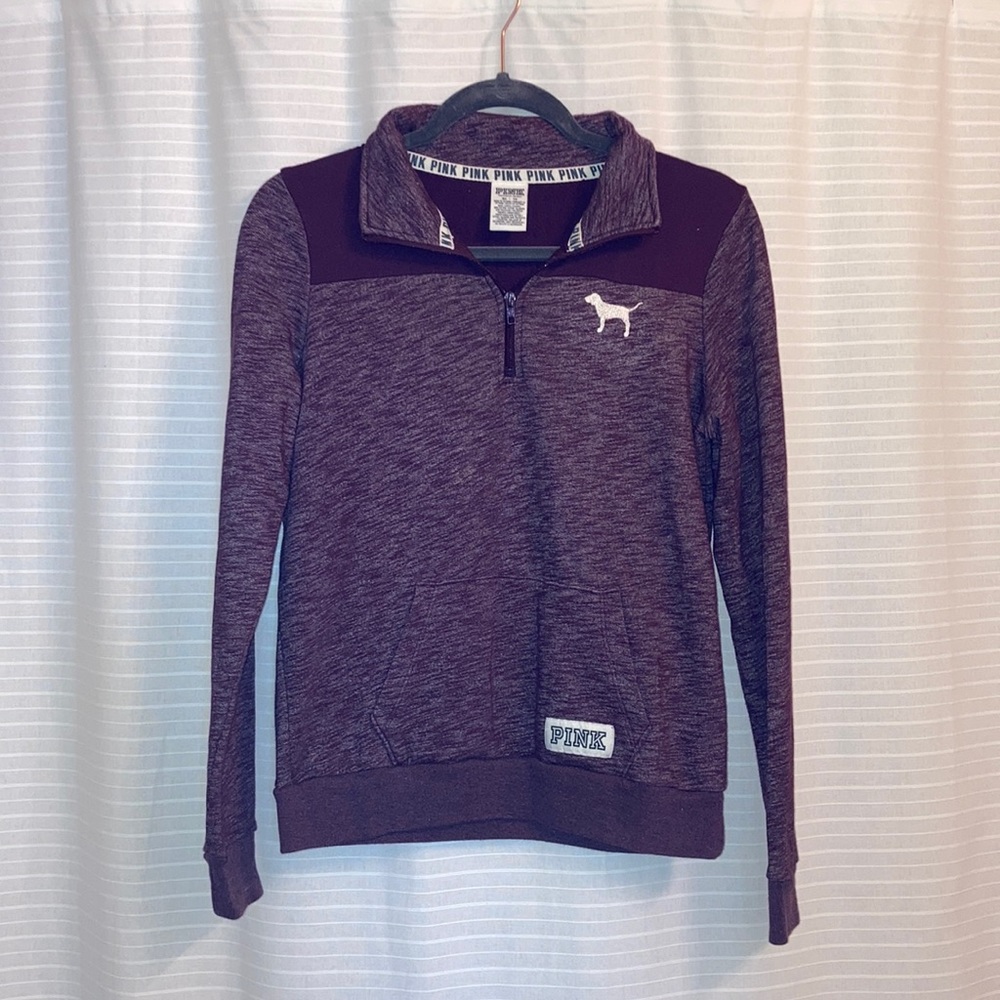 Victoria’s Secret PINK Quarter Zip Sweatshirt XS